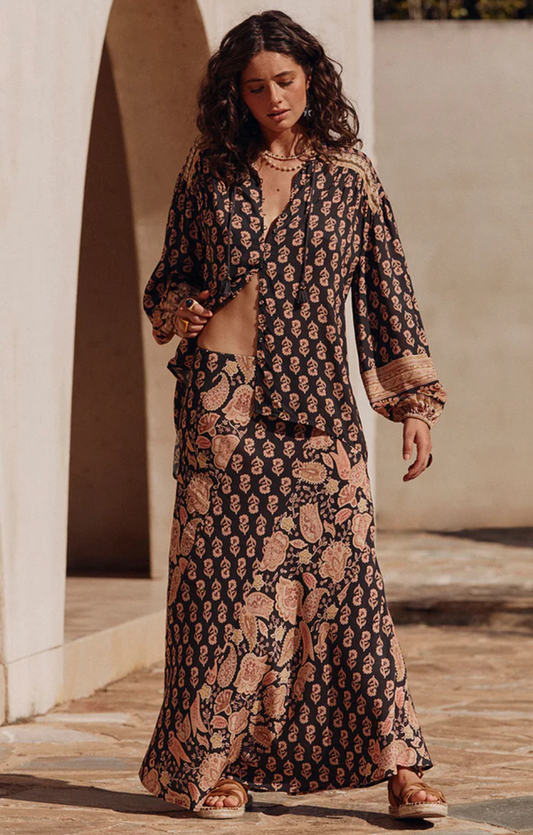 Marmont Maxi Skirt - Whiskey