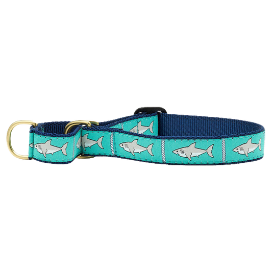 SHARKS-DOG-COLLAR-MARTINGALE-NO-PULL