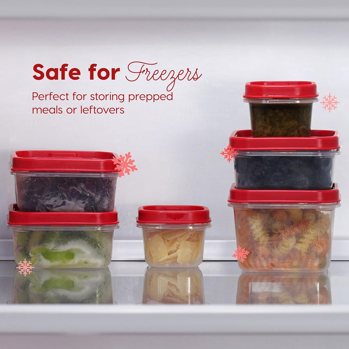 Meal Prep Containers 12/8/3 Oz Combo Set, 12 Food Storage Containers with Lids - IRIS USA