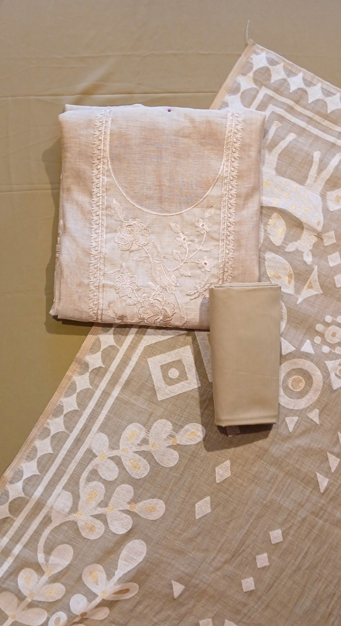 Meherbaan Noor Cotton Unstitched suit