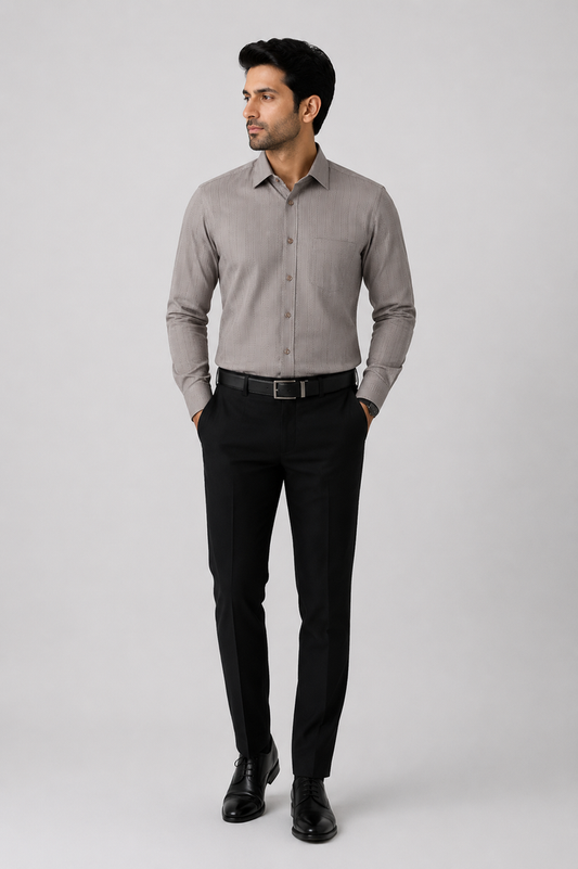 Men  Textured Formal Shirt