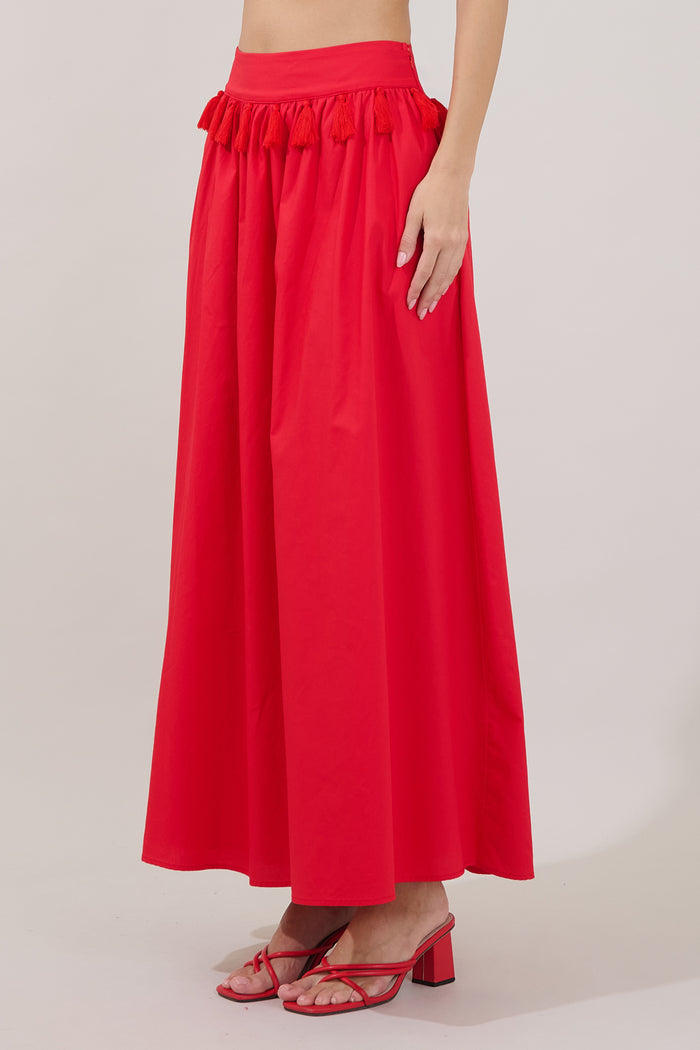 Merony Tassel Maxi Skirt
