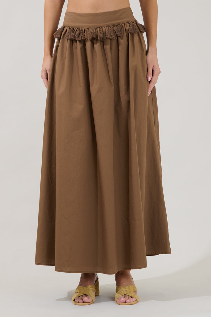 Merony Tassel Maxi Skirt