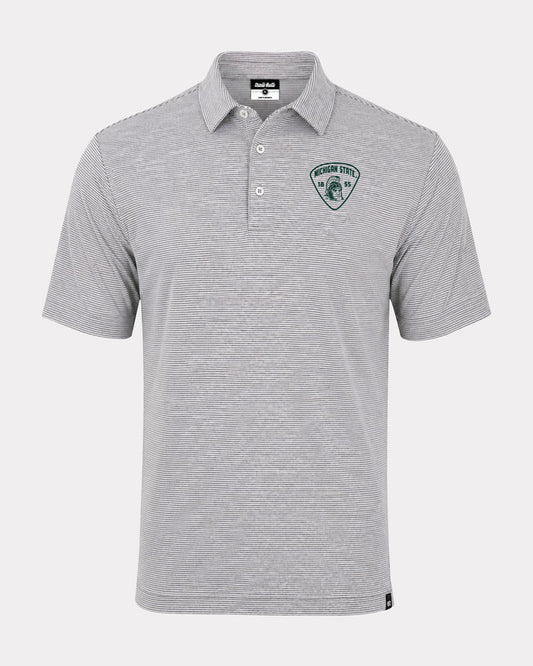 Michigan State 1855 Stripe Polo