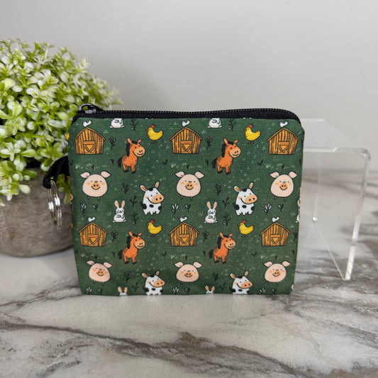 Mini Pouch - Farm Animals