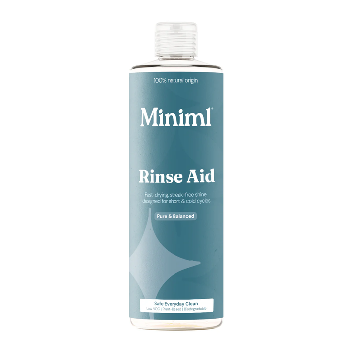 Miniml Dishwasher Rinse Aid Pure Fragrance Free 400ml
