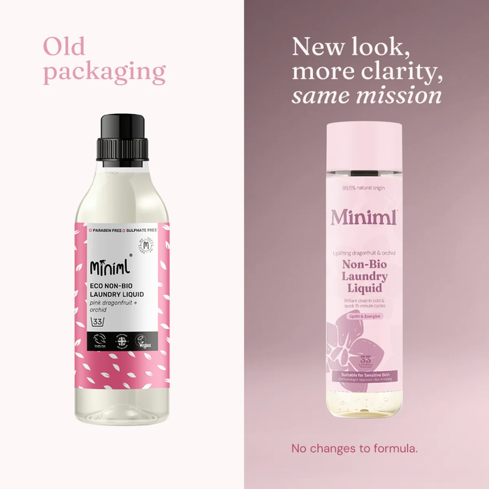 Miniml Laundry Liquid Uplifting Pink Dragonfruit & Orchid 1L