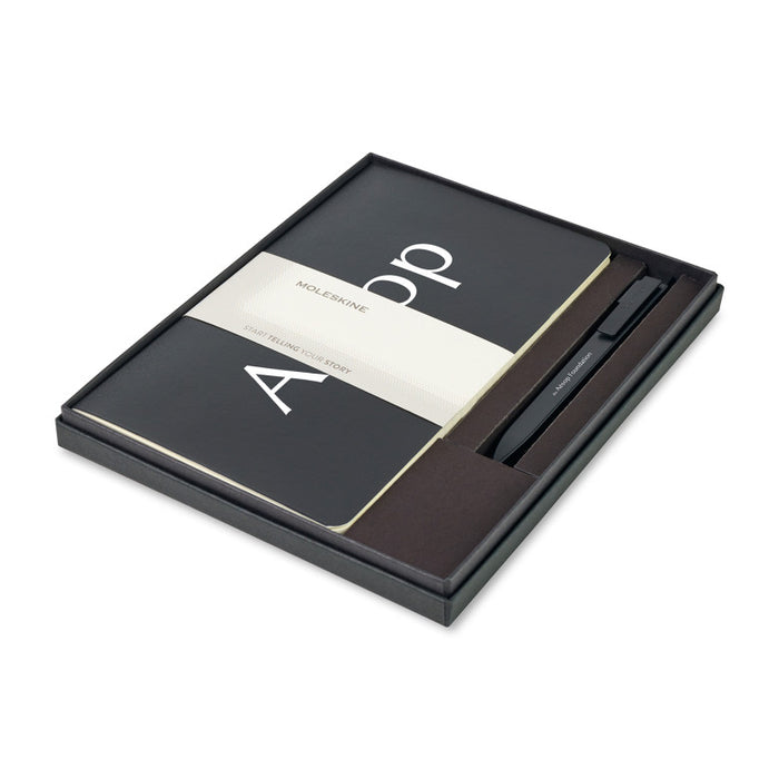 Moleskine® Large Volant and GO Pen Gift Set