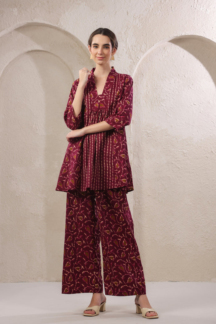 Mulberry Muse Printed Cotton Co-ord Set