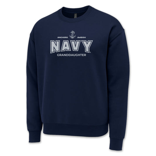 Navy Granddaughter Crewneck (Navy)