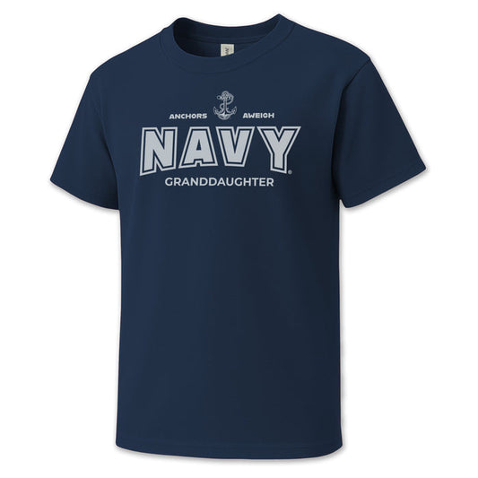 Navy Granddaughter Youth T-Shirt (Navy)