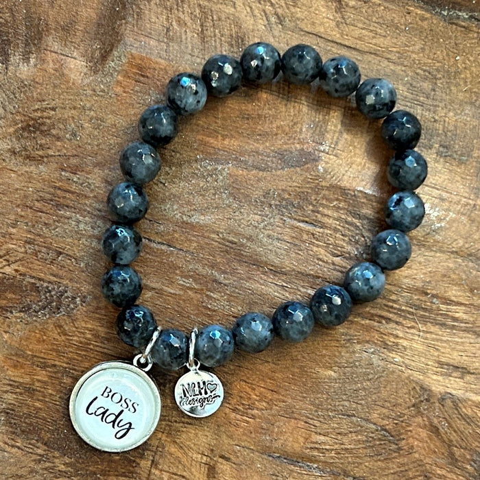 Boss Lady (Charcoal Beads)