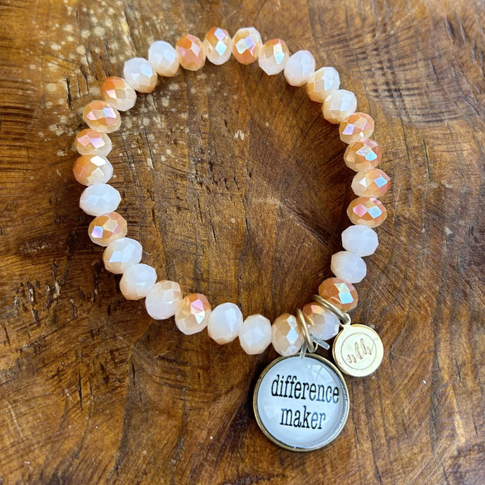 Difference Maker (Light Rust Faceted Beads)