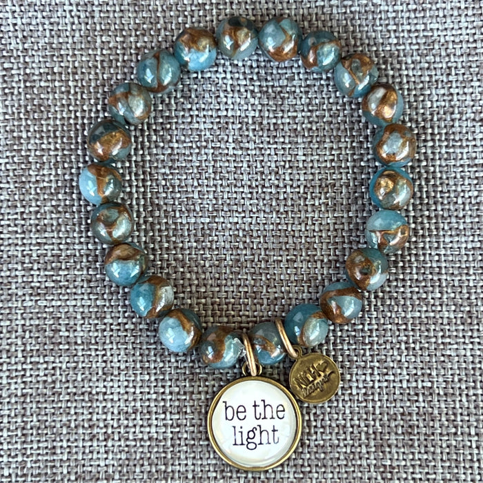 Never Lose Hope - Beaded Sentiment Bracelets