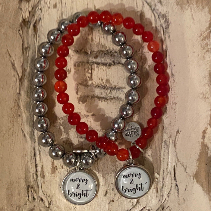 Merry & Bright (Silver Beads)