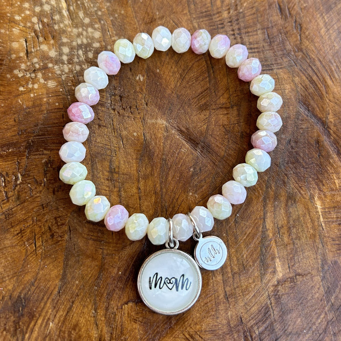 Mom (Pastel Shades Faceted Beads)