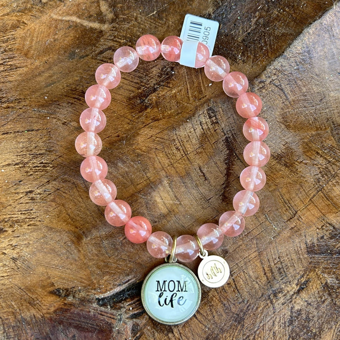 Mom Life (Blush/Peach Beads)
