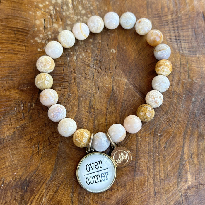 Over Comer (Beige Shades Beads)