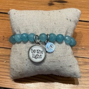 Be the Light (Aqua Blue Beads)