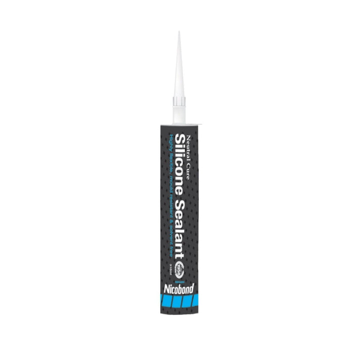 NICOBOND Neutral Cure Silicone Sealant 310ml - Silver Grey Silicones Nicobond