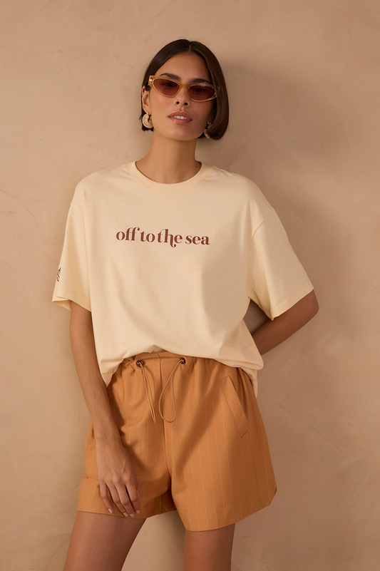 Off To The Sea Silk T-shirt_1