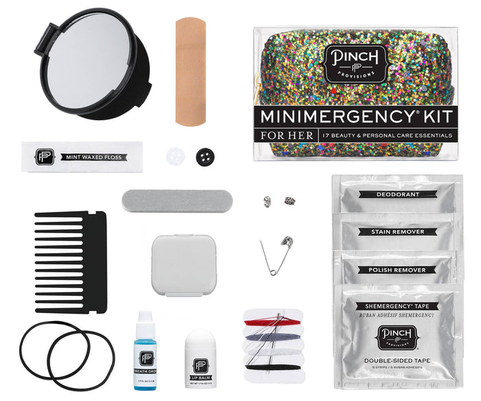 *Olive Multi Glitter Minimergency Kit