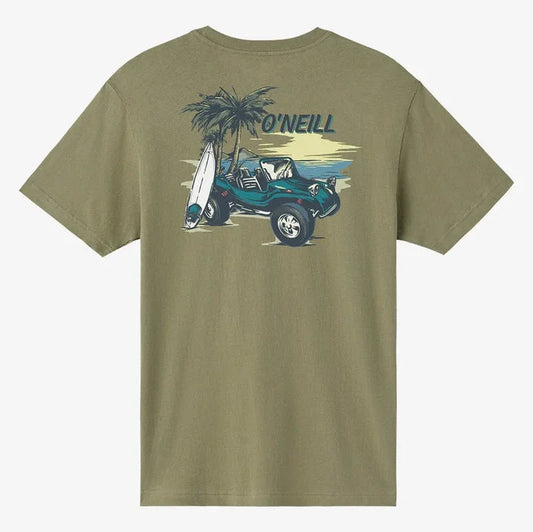 O'Neill Speed Buggy Men's Tee Shirt - Lichen Green Mens T Shirt