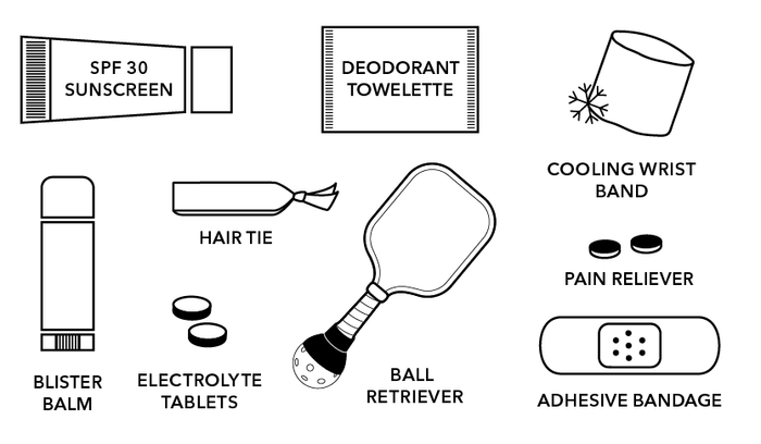 *Pickleball Kit: Cognac