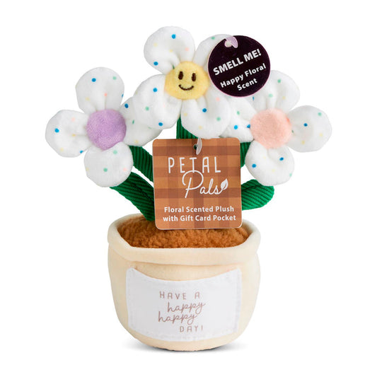 Plush Daisy Flower Have a Happy Birthday - 7in