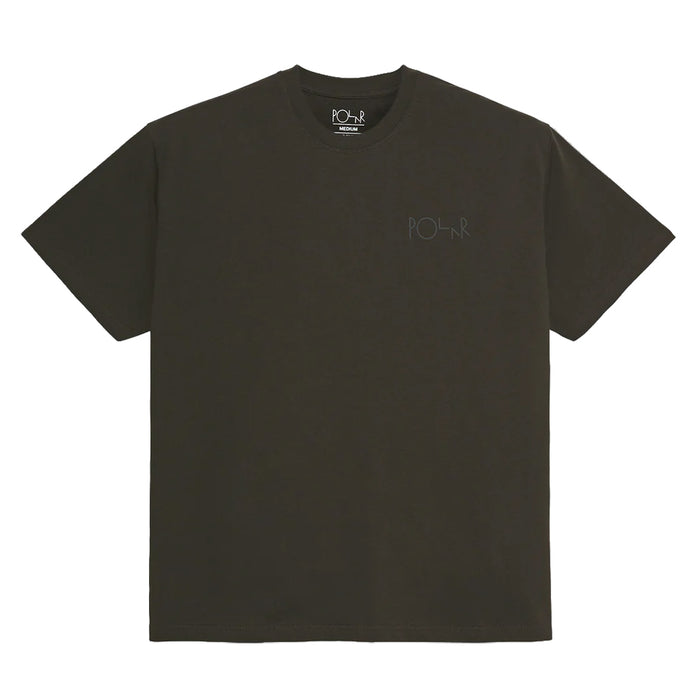 Polar Skate Co. Stroke Logo T-Shirt Dirty Black