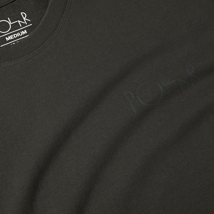 Polar Skate Co. Stroke Logo T-Shirt Dirty Black