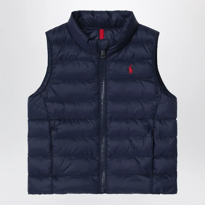 Polo Ralph Lauren - Navy blue P-Layer quilted vest Brand Apparel & Accessories > Clothing > Outerwear > Vests