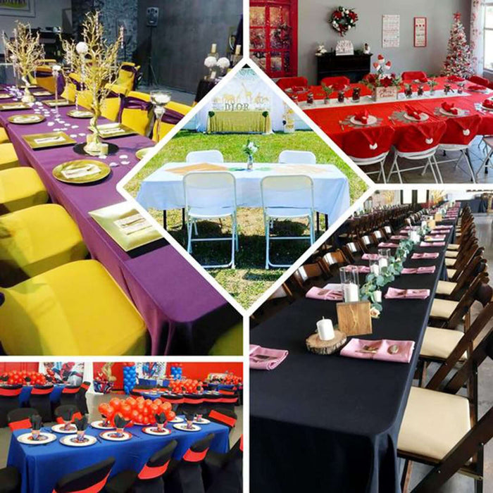 Colorful table setups for events and celebrations, showcasing various themes and decorations.