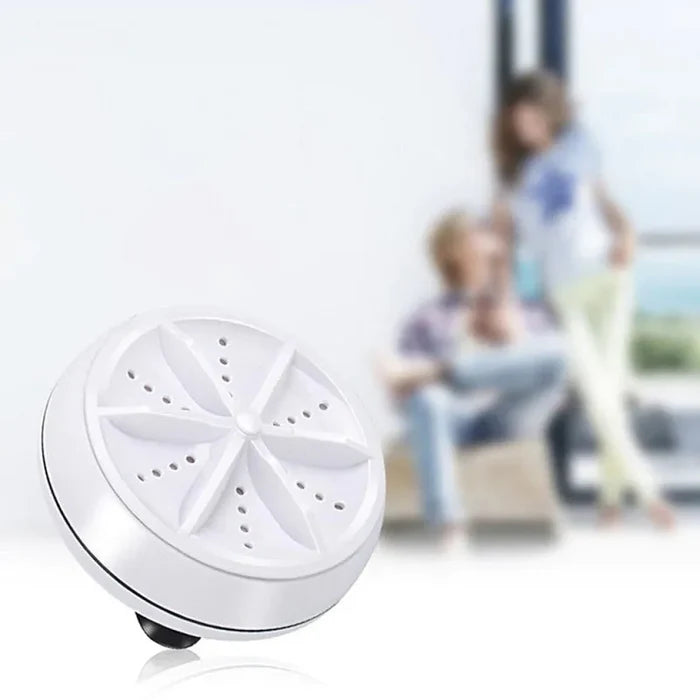 Portable Turbine Ultrasonic Washing Machine - (IMPORTED)