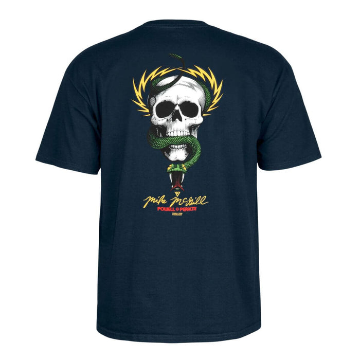 Powell Peralta MC Gill Skull & Snake T-Shirt Navy