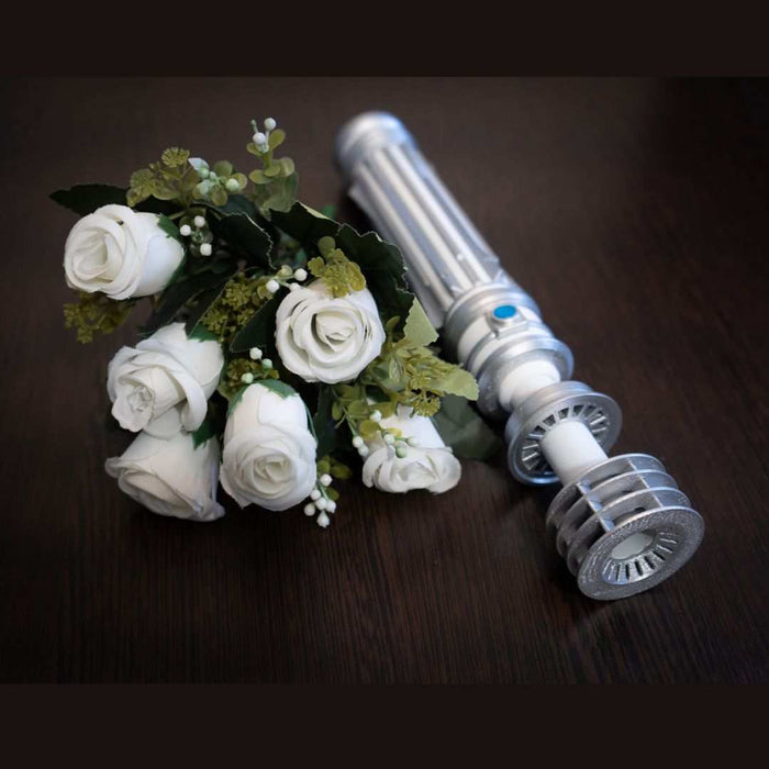 Screen accurate Rise of Skywalker Leia lightsaber bridal accessory