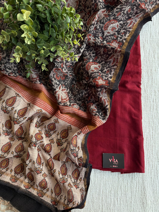Rayon suit set with kota dupatta