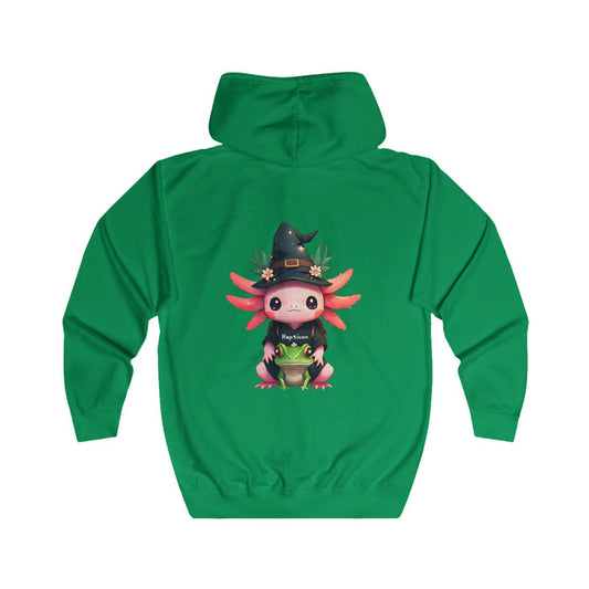 Repticon Unisex Full Zip Hoodie w/ Axolotl