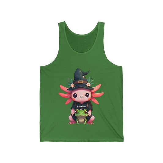 Repticon Unisex Jersey Tank w/ Axolotl