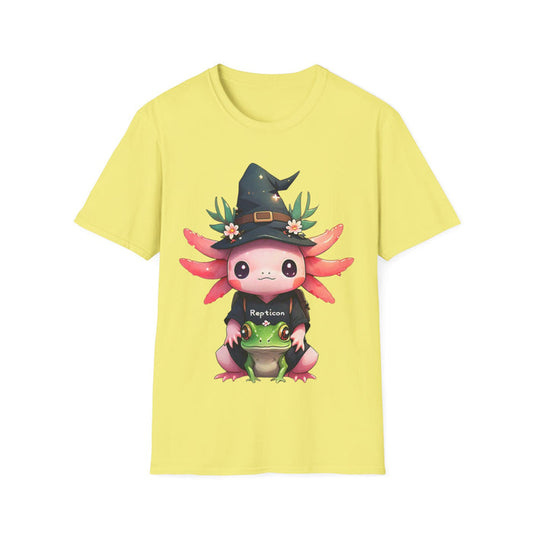 Repticon Unisex Softstyle T-Shirt w/ Axolotl