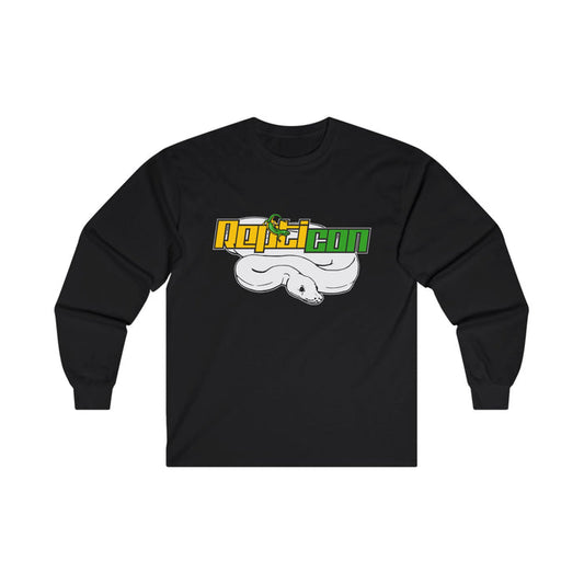 Repticon Unisex Ultra Cotton Long Sleeve Tee w/ White Ball Python