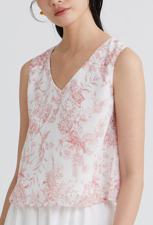 Rosaria Reversible Sleeveless Top