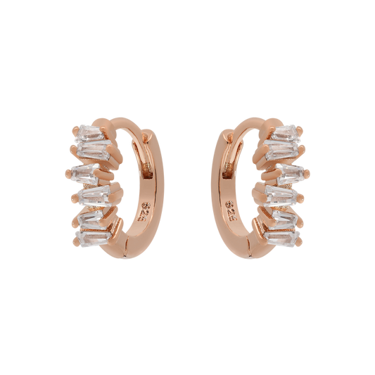 Rose Gold Daphne Huggies Huggie