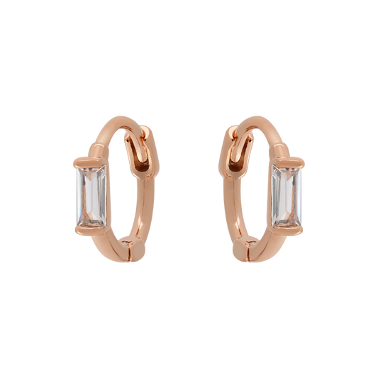 Rose Gold Deco Huggies Huggie