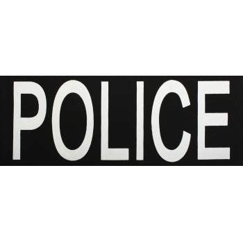 Rothco Police Patch With Hook Back