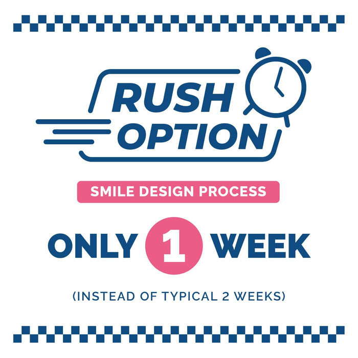 RUSH Upgrade IN PRODUCTION for Spare Veneers - 1 Week Production + 2 Day Shipping