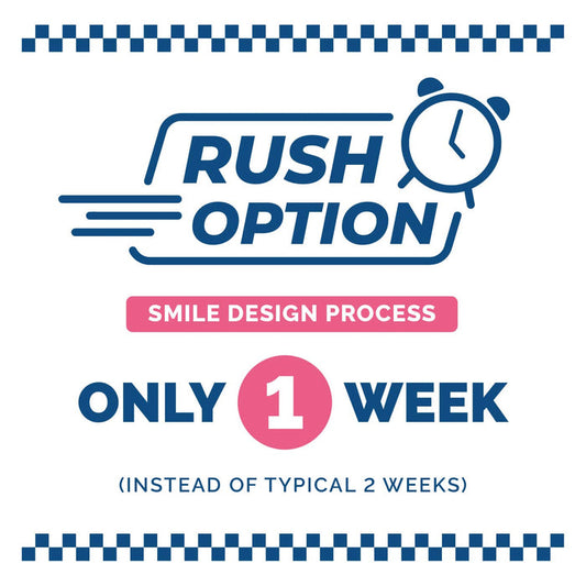 RUSH Upgrade IN PRODUCTION for Spare Veneers - 1 Week Production + 2 Day Shipping
