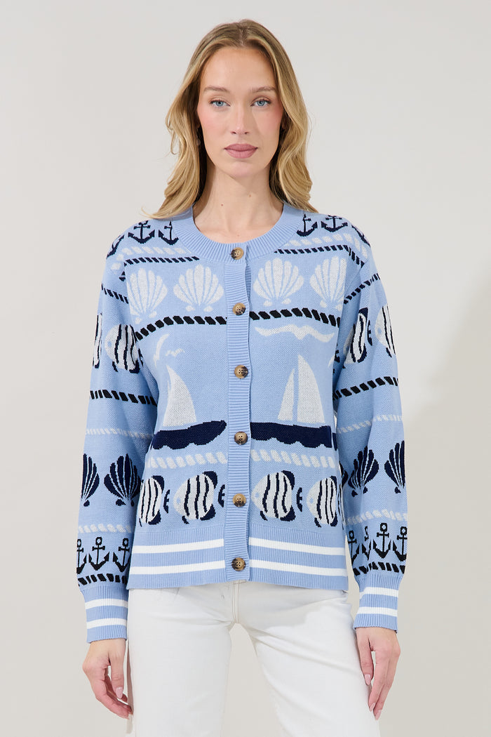 Sail Away Button Down Cardigan
