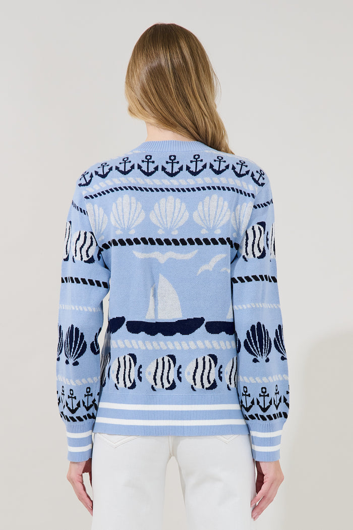Sail Away Button Down Cardigan