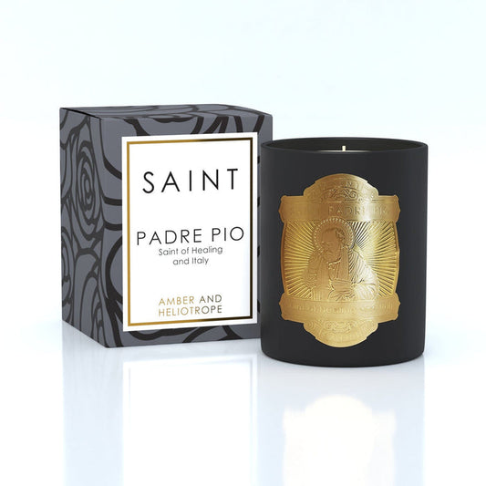 CANDLE PADRE PIO Saint of Healing and Italy Special Edition